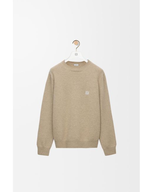 Loewe Natural Anagram Crew Neck Jumper for men