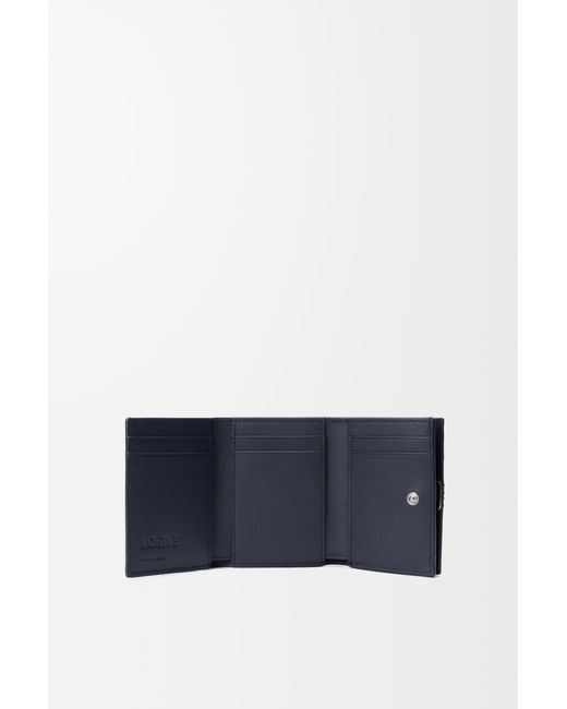 Loewe Blue Anagram Trifold Wallet