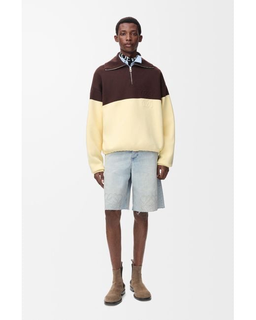 Loewe Blue Anagram Shorts for men