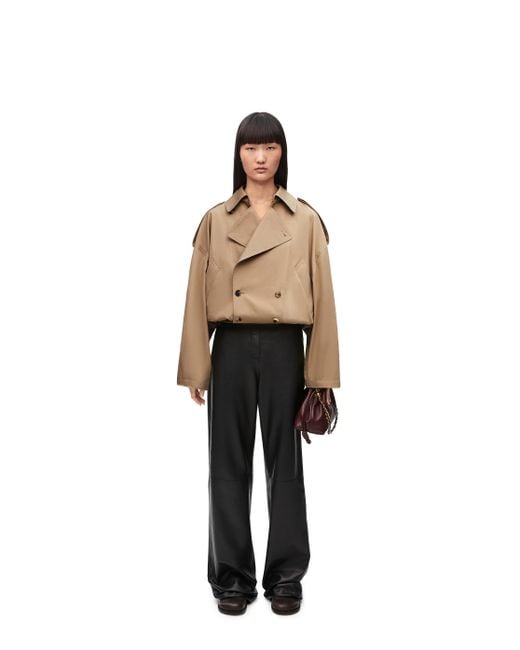 Loewe Natural Luxury Balloon Jacket In Cotton For