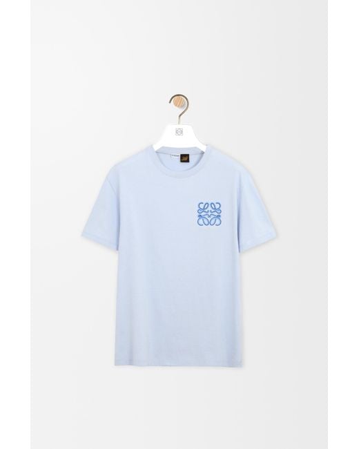 Loewe Blue Relaxed Fit T-Shirt for men