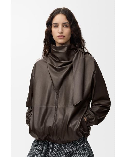 Loewe Black Scarf Jacket
