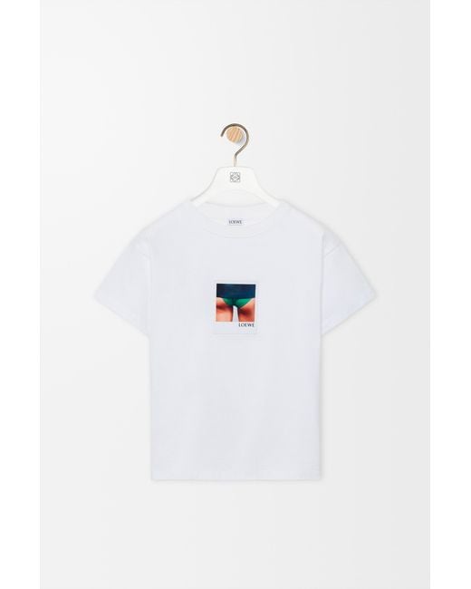 Loewe White Regular Fit T-Shirt