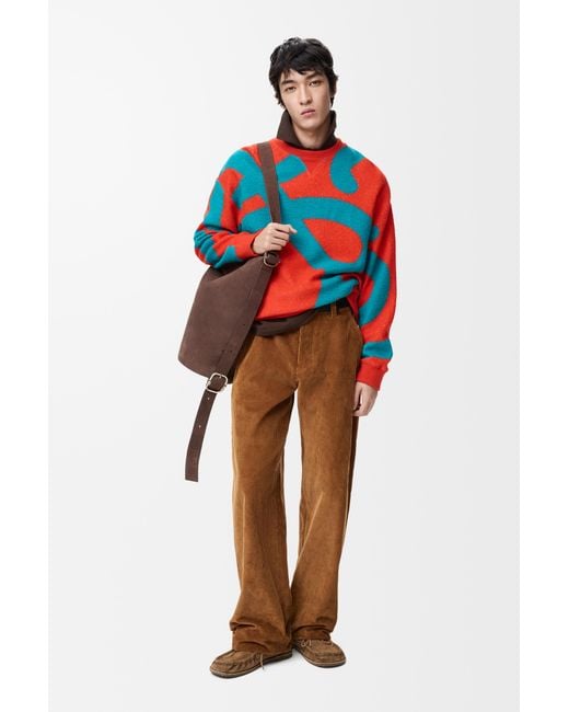 Loewe Red Trousers for men