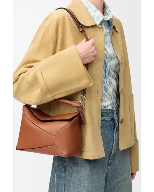 Loewe Black Small Puzzle Edge Bag