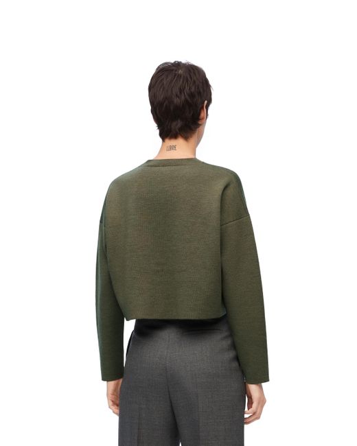 Loewe Brown Luxury Anagram Sweater In Wool