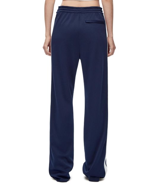 Loewe Blue Tracksuit Trousers In Technical Jersey
