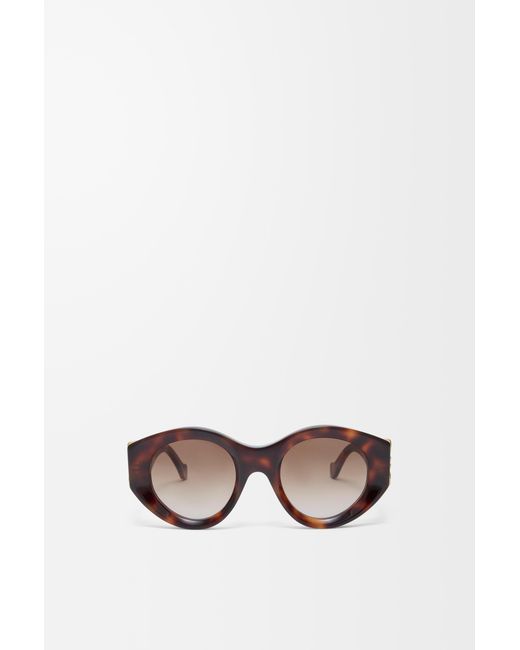 Loewe Brown Maxi Anagram Butterfly Sunglasses For