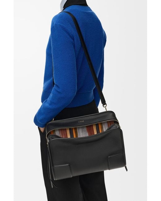 Loewe Black Large Skived Amazona 180 Bag