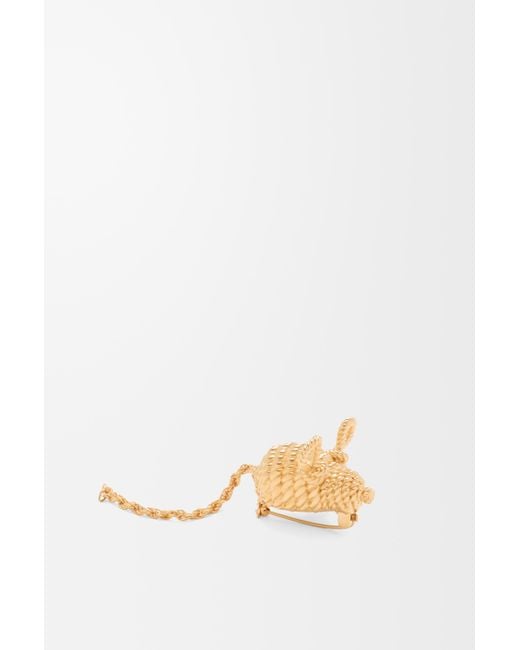 Broche Mouse Mujer Loewe de color Yellow