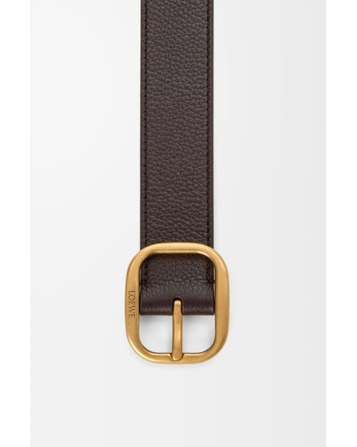 Loewe White Rounded Soft Belt