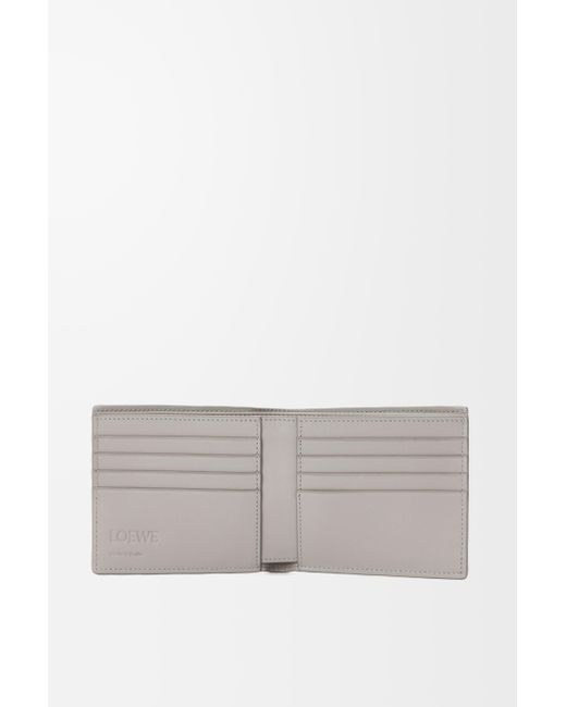 Cartera Con Dos Pliegues En Piel De Cuero Hombre Loewe de hombre de color White