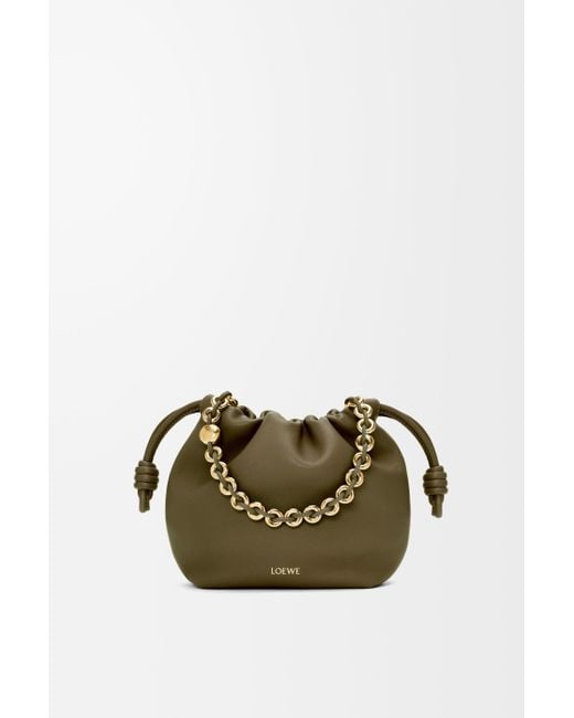 Loewe Green Round Flamenco Mini Purse