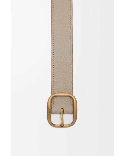 Loewe White Rounded Soft Belt