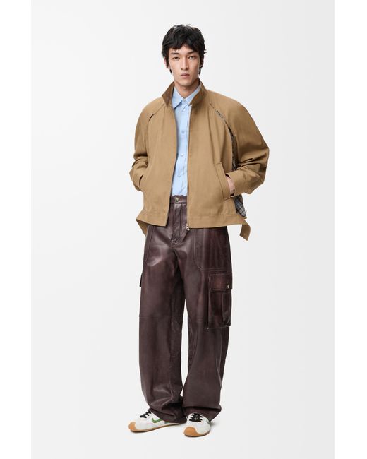 Loewe Blue Zip-Up Jacket for men