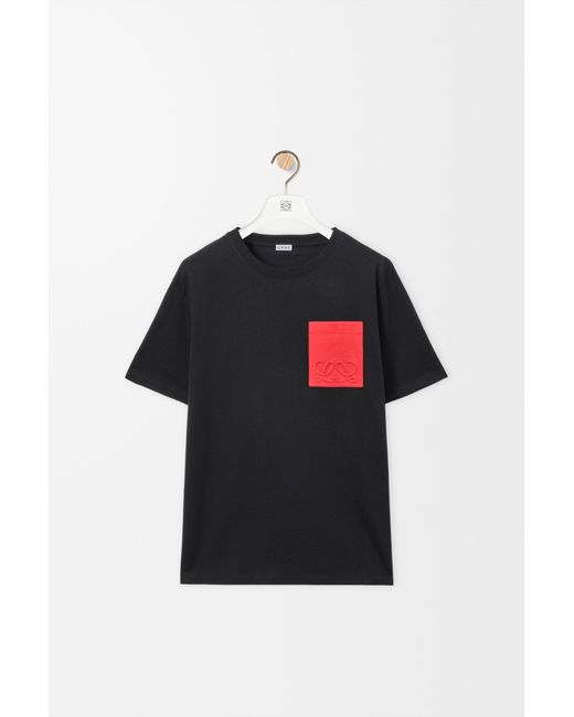 Loewe Black Relaxed Fit T-Shirt for men