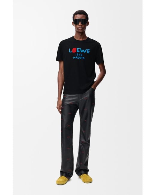 Loewe Black Relaxed Fit T-Shirt for men