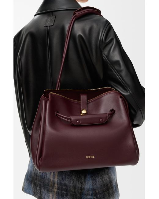 Loewe Purple Large Madrid Bag