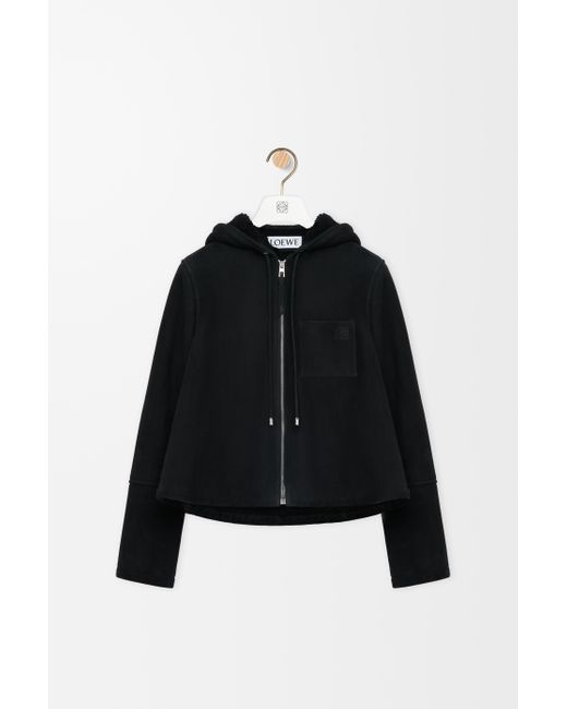 Loewe Black Hooded Jacket
