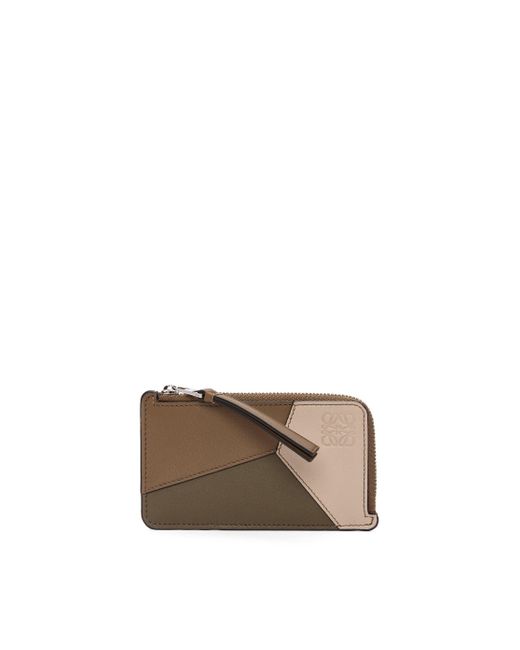 Loewe Multicolor Puzzle Coin Cardholder In Classic Calfskin for men