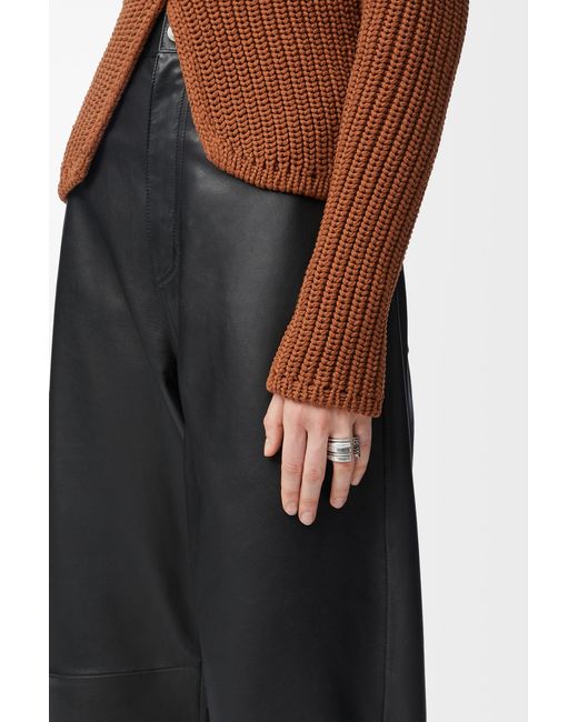 Loewe White Graphic Ring In Sterling Silver