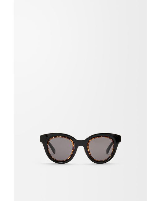 Loewe Black Mini Anagram Butterfly Sunglasses For