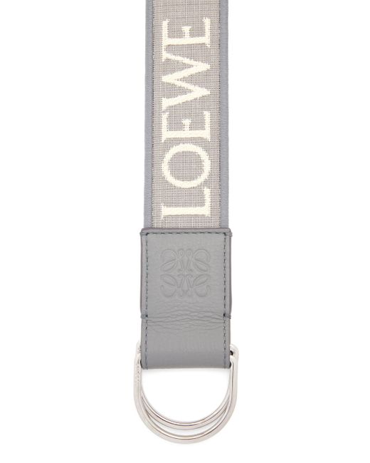 Anagram Leather Belt in White - Loewe