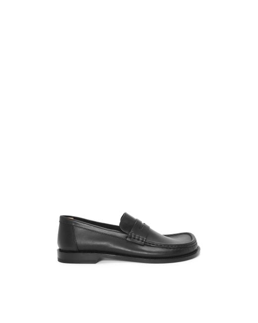 Loewe White Campo Loafer In Calfskin for men