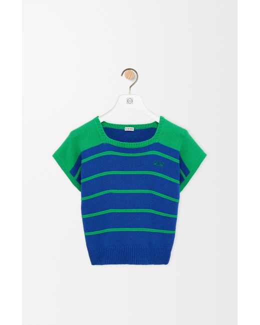 Loewe Blue Sleeveless Sweater