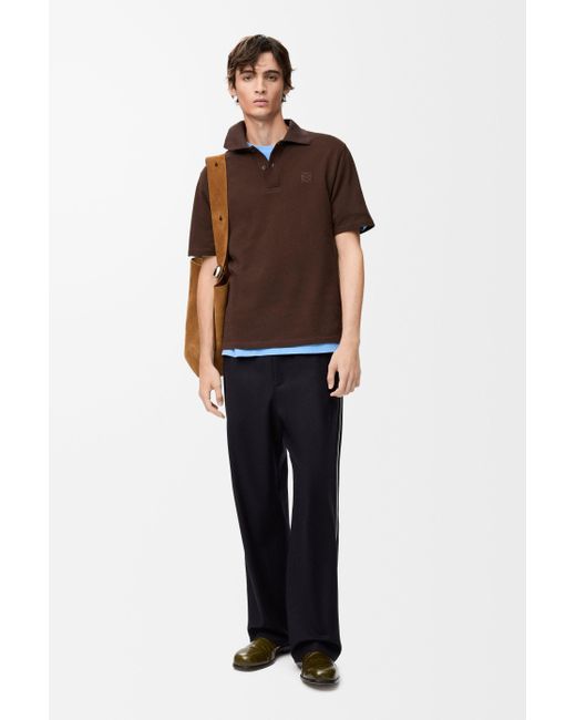 Loewe Blue Drawstring Trousers for men