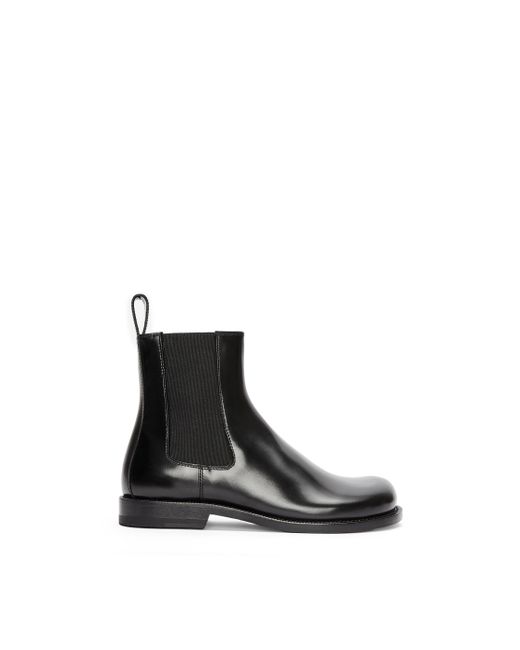 Loewe Campo Black Leather Boot