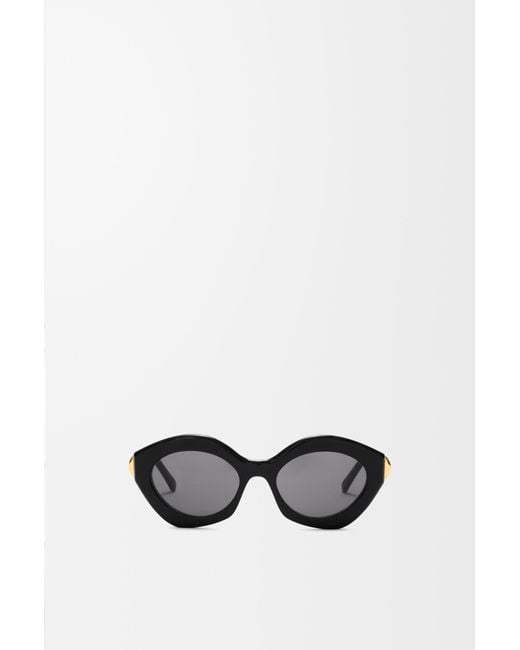 Loewe Black Coil Cateye Sunglasses For
