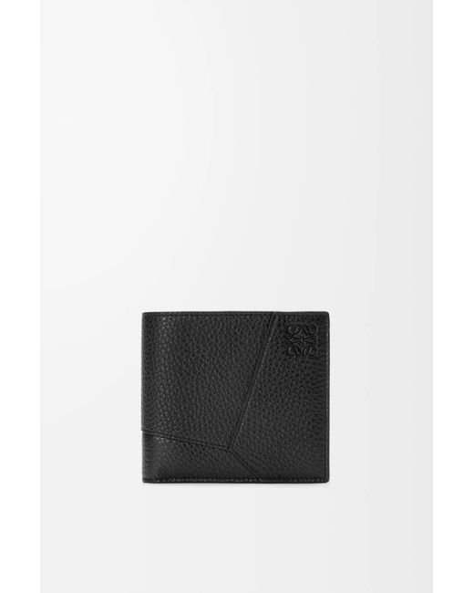 Loewe White Puzzle Bifold Coin Wallet for men