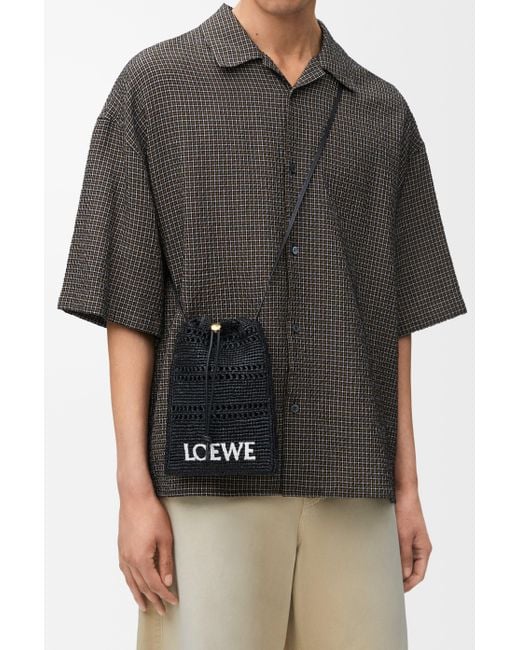 Loewe Gray Drawstring Pocket