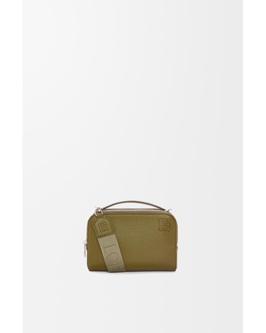 Loewe Green Luxury Mini Camera Crossbody Bag In Soft Grained Calfskin for men