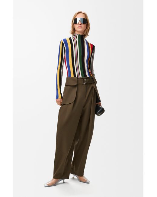 Loewe Green Cargo Trousers