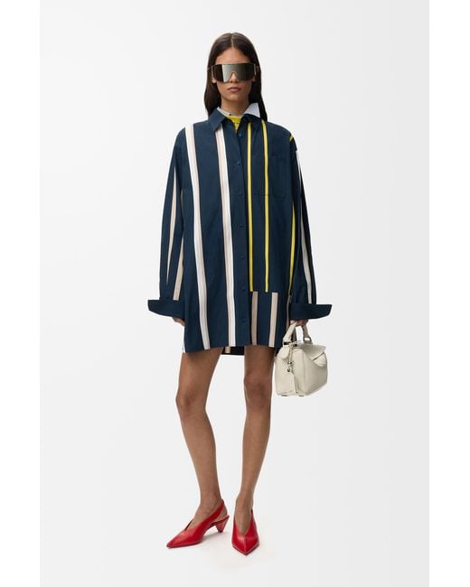 Loewe Blue Shirt Dress