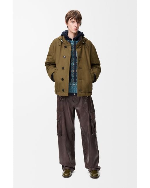 Loewe Green Padded Jacket for men