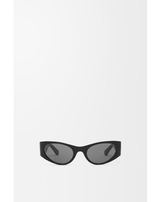 Loewe White Flash Small Cateye Sunglasses For