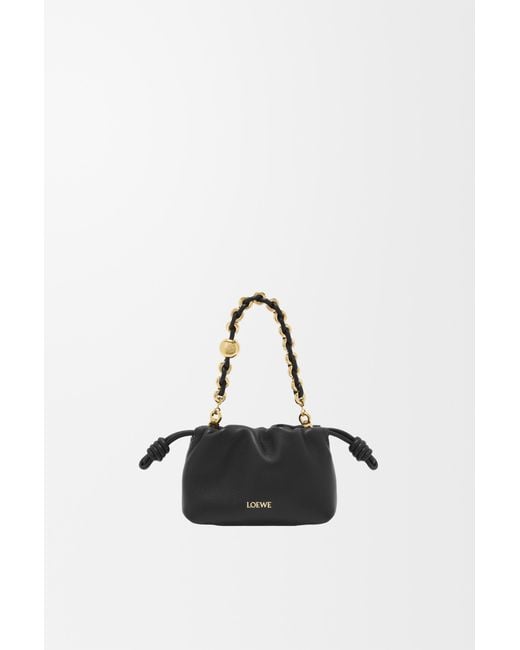 Loewe Black Nano Flamenco Purse
