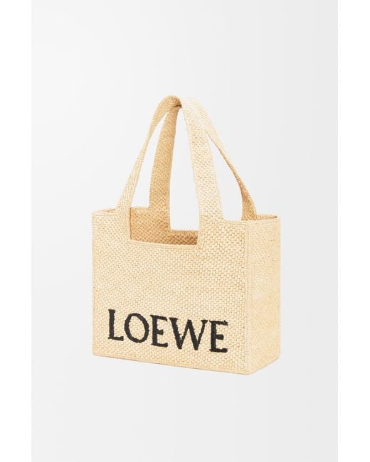 Loewe Metallic Medium Font Tote