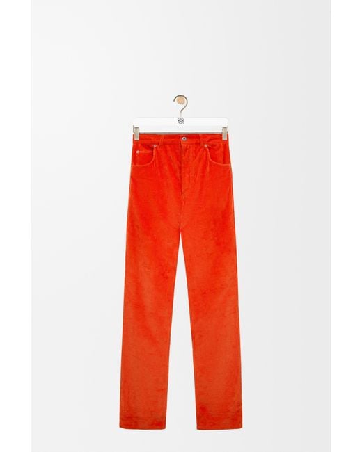 Loewe Red Trousers for men