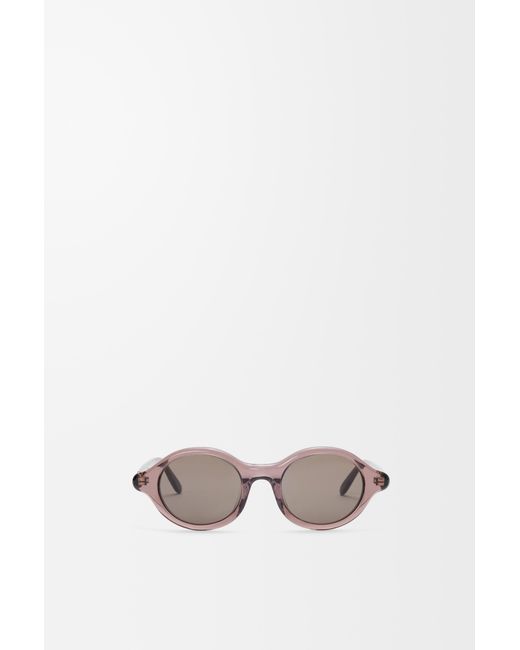 Loewe White Epsilon Slim Sunglasses For for men