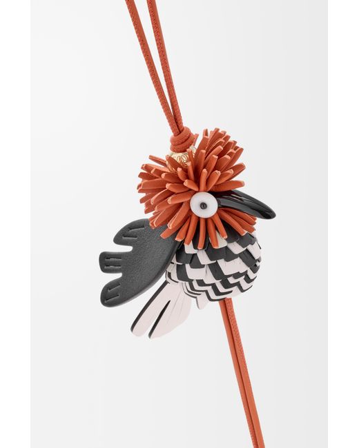 Loewe White Hoopoe Bird Charm