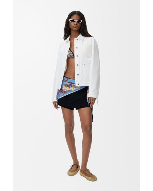 Loewe White Workwear Jacket