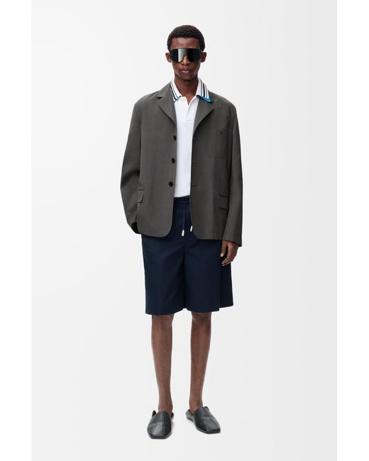 Loewe Blue Drawstring Shorts for men