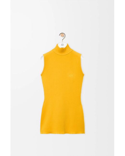 Loewe Yellow Sleeveless Top