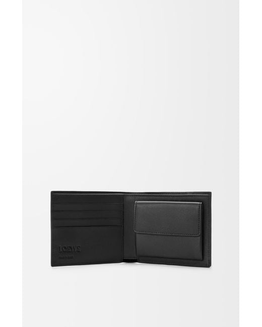 Loewe White Puzzle Bifold Coin Wallet for men