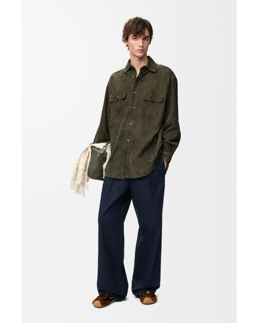 Loewe Green Overshirt for men