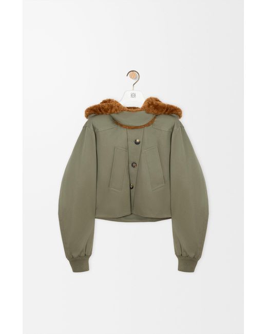Loewe Green Short Parka
